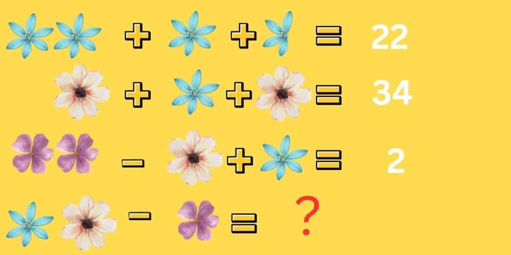 Beat the clock and prove your IQ with today's crack the code challenge: floral frenzy equation under 9 seconds