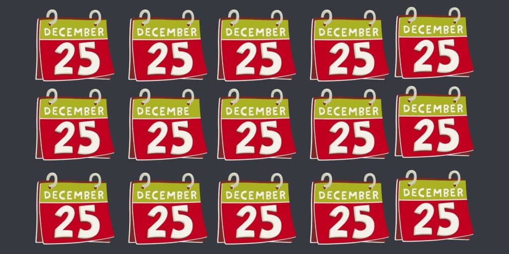 Can you spot the odd one out? Join the 4% who beat this festive 25th December calendar challenge in under 6 seconds!