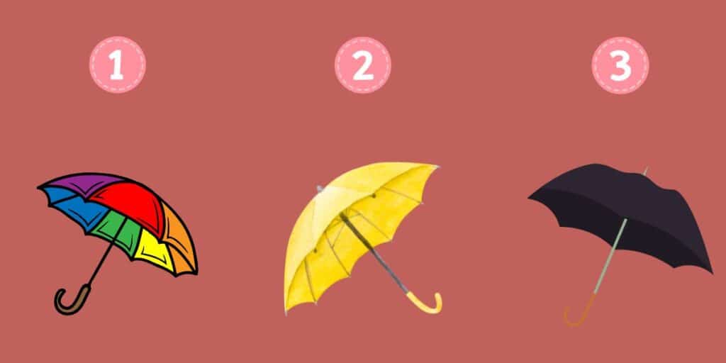 Discover your persona through umbrellas: are you generous, reserved, or strategic?