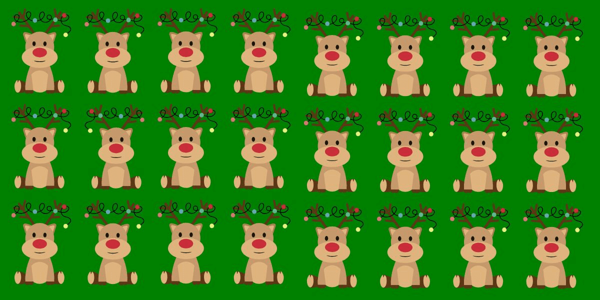 Only 5% can triumph! Uncover the unique reindeer in this visual puzzle - find the odd one out challenge in under 5 seconds!