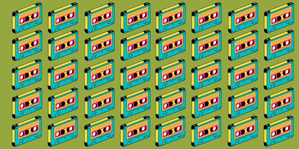 Only 5% can triumph: find the odd one out challenge in under 5 seconds - can you spot the unique cassette tape?